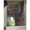 Image 1 : ONE BOX OF PLEXIGLASS DISPLAY STANDS