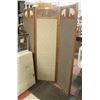 Image 1 : VICTORIAN 3 PANEL WHITE OAK ROOM DIVIDER