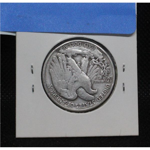 1945 LIBERTY SILVER HALF DOLLAR COIN