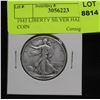 Image 2 : 1945 LIBERTY SILVER HALF DOLLAR COIN