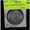 Image 2 : 1967 CANADA SILVER DOLLAR COIN
