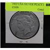 Image 2 : 1922 USA SILVER PEACE DOLLAR COIN