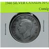 Image 2 : 1940 SILVER CANADA 50 CENT COIN