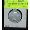Image 2 : 1964 SILVER CANADA 50 CENT COIN EF