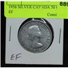 Image 2 : 1956 SILVER CANADA 50 CENT COIN EF