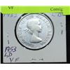 Image 2 : 1953 SILVER CANADA 50 CENT COIN VF