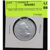 Image 2 : 1963 SILVER CANADA 50 CENT COIN