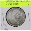 Image 2 : 1967 UNCIRC SILVER CANADA 50 CENT COIN