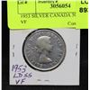 Image 2 : 1953 SILVER CANADA 50 CENT COIN VF