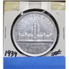 Image 2 : 1939 CANADA SILVER DOLLAR COIN VF