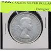 Image 1 : 1963 CANADA SILVER DOLLAR COIN
