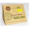 Image 1 : VINTAGE GE WORLD WIDE TRAVEL IRON, COMPLETE WITH