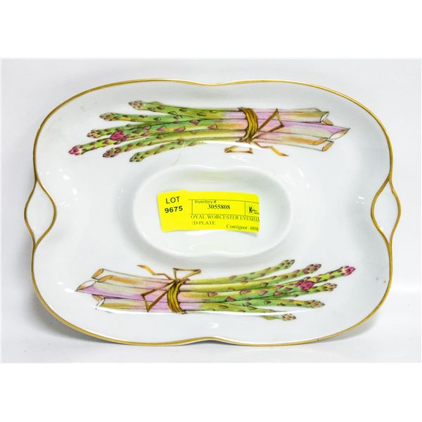 1961 ROYAL WORCESTER EVESHAM DIVIDED PLATE