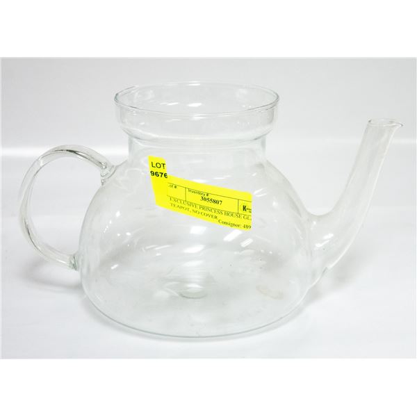 EXCLUSIVE PRINCESS HOUSE GLASS TEAPOT, NO COVER