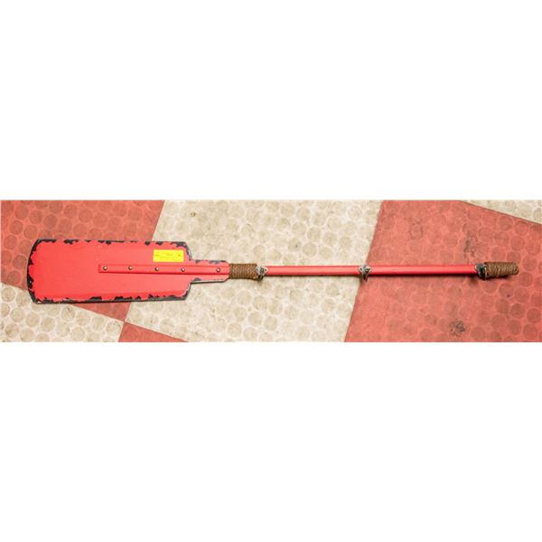 HANDMADE BOAT PADDLE CONVERTED INTO COAT RACK