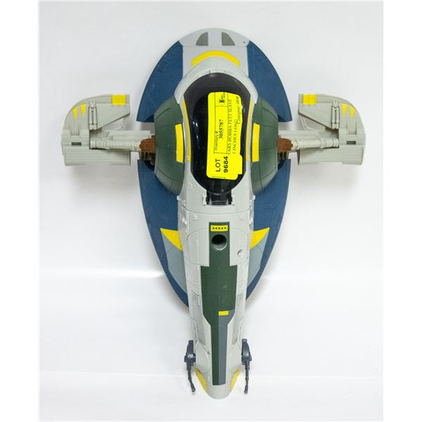 STARWARS BOBBA FETT SLAVE SHIP, 11 INCHES LONG