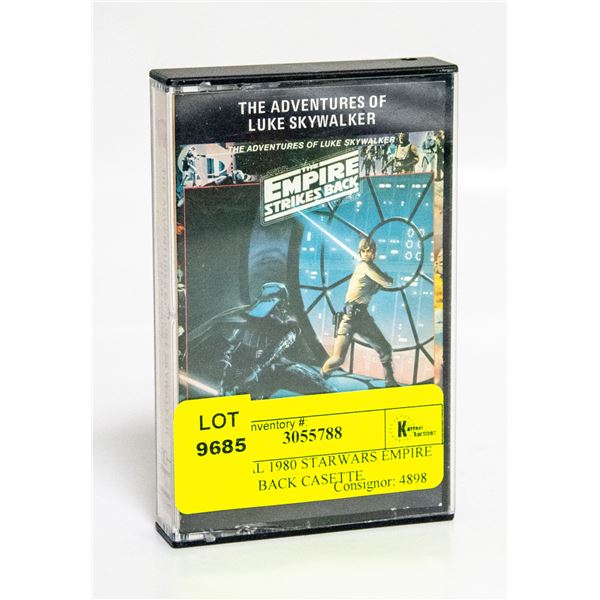 ORIGINAL 1980 STARWARS EMPIRE STRIKES BACK CASETTE
