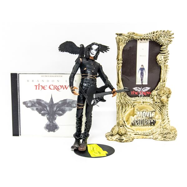 MOVIE MANIAC - THE CROW FIGURINE, CD, PICTURE FRAM