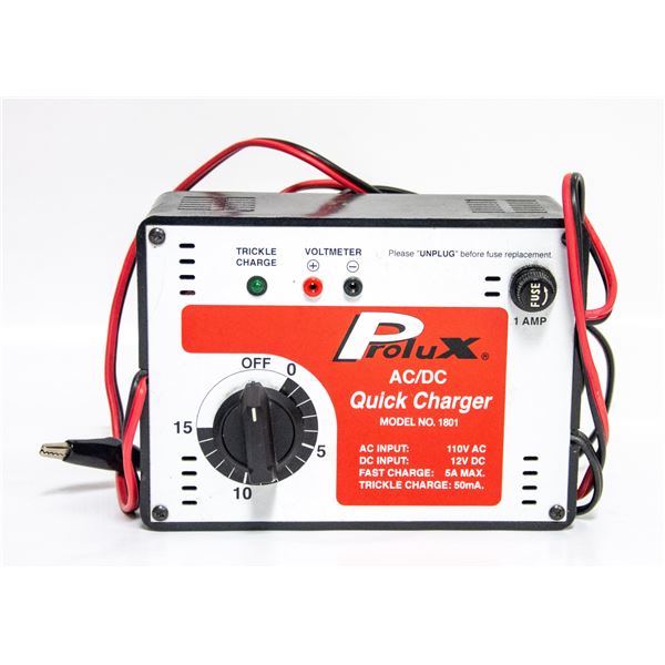 PROLUX AC/DC QUICK CHARGER - FOR HOBBY BATTERIES
