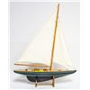 Image 1 : WOODEN SAILBOAT DISPLAY MODEL 20 INCHES LONG AND