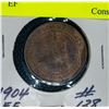 Image 2 : 1904 CANADA LARGE PENNY COIN  EF