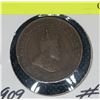 Image 2 : 1909 CANADA LARGE PENNY COIN F
