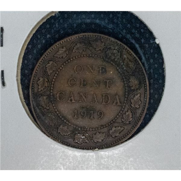 1918 CANADA LARGE PENNY COIN F