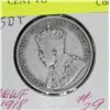 Image 2 : 1918 NEWFOUNDLAND SILVER 50 CENT VG