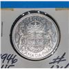 Image 1 : 1946 SILVER CANADA 50 CENT COIN VF