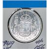 Image 1 : 1949 SILVER CANADA 50 CENT COIN VF