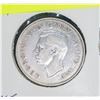 Image 2 : 1947 SILVER CANADA 50 CENT COIN VF
