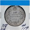 Image 1 : 1918 SILVER CANADA 50 CENT COIN VG