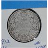Image 1 : 1912 SILVER CANADA 50 CENT COIN VG