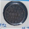 Image 1 : 1892 CANADA LARGE CENT COIN VF