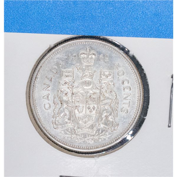 1962 SILVER CANADA 50 CENT COIN G