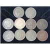 Image 1 : 10 Assorted 1900's Indian Head Cents