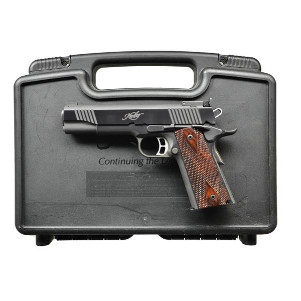 KIMBER GOLD MATCH II PISTOL IN FACTORY CASE.