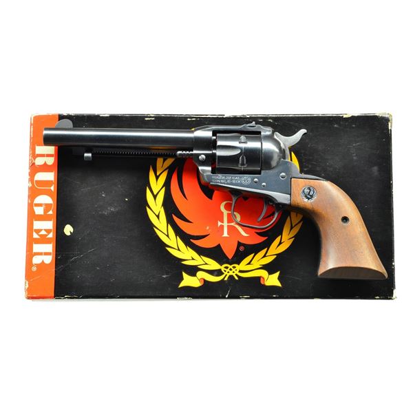 RUGER OLD MODEL SINGLE-SIX CONVERTIBLE REVOLVER.