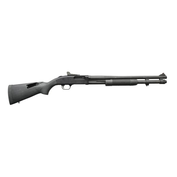 MOSSBERG MODEL 590 SHOTGUN W/ SPEEDFEED STOCK.
