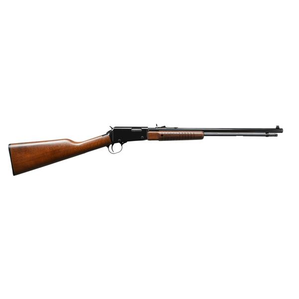 HENRY MODEL H003T PUMP ACTION OCTAGON RIFLE.