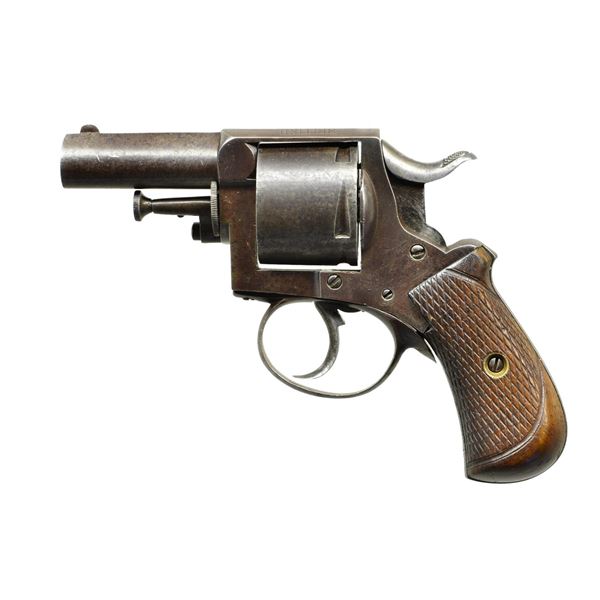 BELGIAN MADE 44 BRITISH BULLDOG MODEL REVOLVER.
