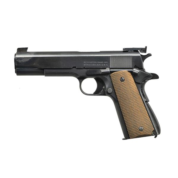 REMINGTON RAND MODEL 1911A1 SEMI-AUTO PISTOL.