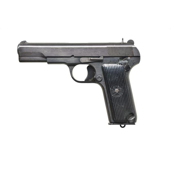 ZASTAVA M57 7.62 X 25MM TOKAREV PISTOL.