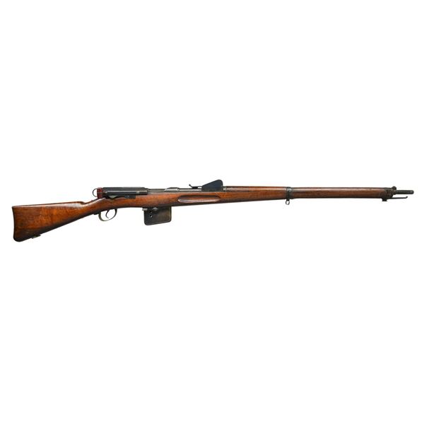 SWISS MODEL 1889 STRAIGHT PULL BOLT ACTION RIFLE.