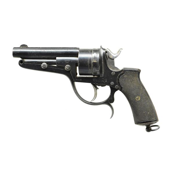 BELGIAN GALAND MODEL 1868 MILITARY REVOLVER.