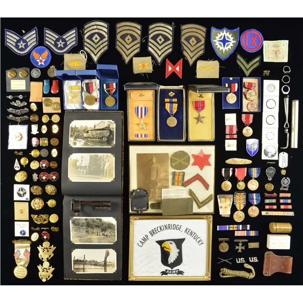 MOSTLY U.S. MILITARIA & RELATED ITEMS FROM WWI TO