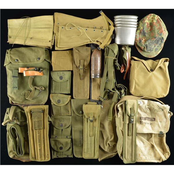 WWI TO POST WWII WEB GEAR & HORSE EQUIPMENT.