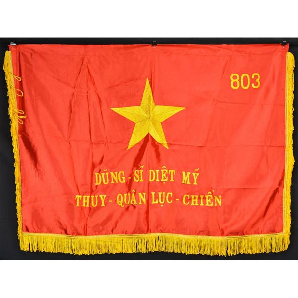 VIETNAM BANNER GIVEN HERO OF 803RD