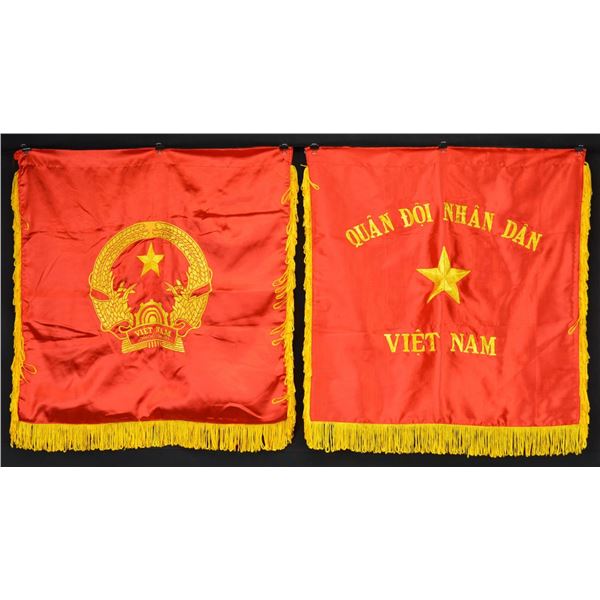 PAIR OF NATIONAL ARMY OF VIETNAM BANNERS