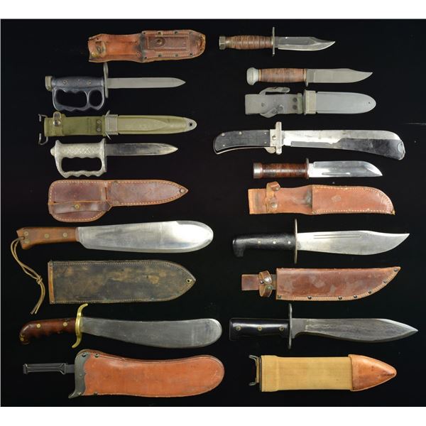 10 US MILITARY EDGED WEAPONS.